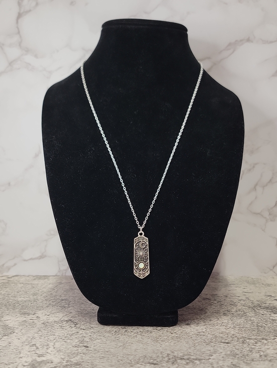 Jewelry - One of a kind celestial Uranium Glass Necklace